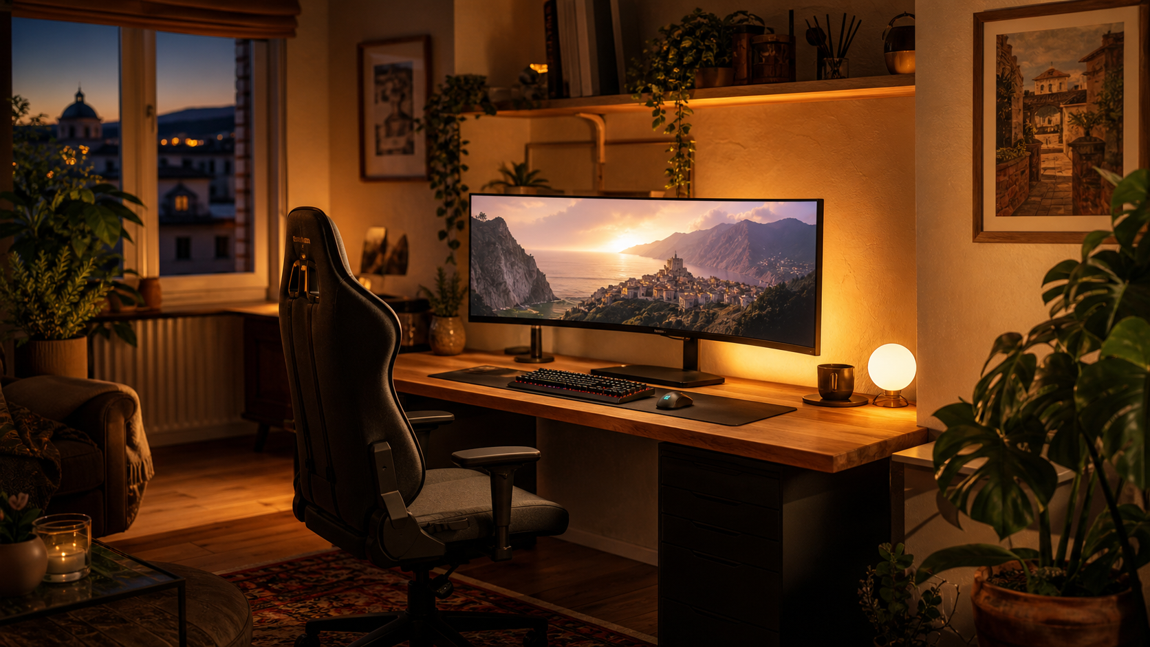Gaming caldo e accogliente